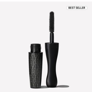 New Mini MAC In Extreme Dimension Lash Mascara (Green) + Bonus Makeup Bag